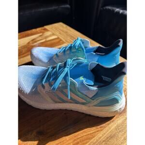 Adidas Ultraboost Primeblue Running Shoes Blue White Men’s Size 12